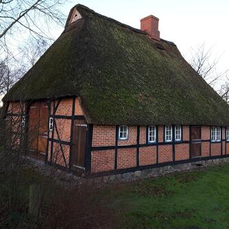 Jevenstedt, Fachwerkkate, 2023 © Interessengemeinschaft Bauernhaus, Joachim Storm