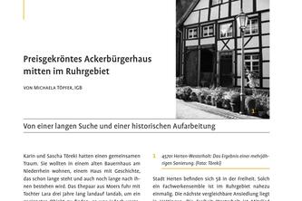 Preisgekröntes Ackerbürgerhaus mitten im Ruhrgebiet