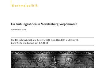 Ein Frühlingsahnen in Mecklenburg-Vorpommern