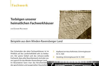 Torbögen unserer heimatlichen Fachwerkhäuser