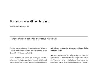 Man muss kein Millionär sein ...