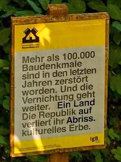 Ein Land auf Abriss Plakat