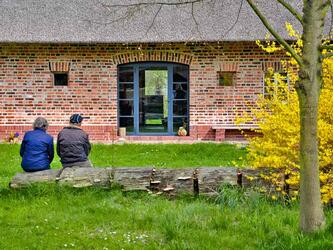 Annemarie-Schulz-Haus, Spreewald, Westansicht des Backsteinteiles, © Gerd Rattei