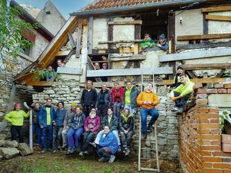 Jugendbauhütte Regensburg in Herlheim © Jugendbauhütte Regensburg