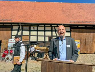 Hajo Meiborg, Bundesvorsitzender der Interessengemeinschaft Bauernhaus © Christine Kohnke-Löbert