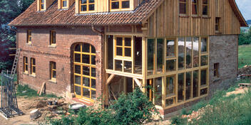 Nutzung passives Solarenergie © Interessengemeinschaft Bauernhaus, Manfred Röver