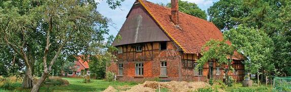Bierde, Petershagen, 4-Ständer-Hallenhaus, © Interessengemeinschaft Bauernhaus, Michaela Töpfer