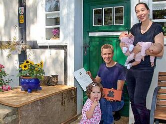 Im Jahr 2018 wurde Familie Hanisch der JUlius-H.-W.-Kraft-Preis verliehen. © Interessengemeinschaft Bauernhaus, Familie Hanisch