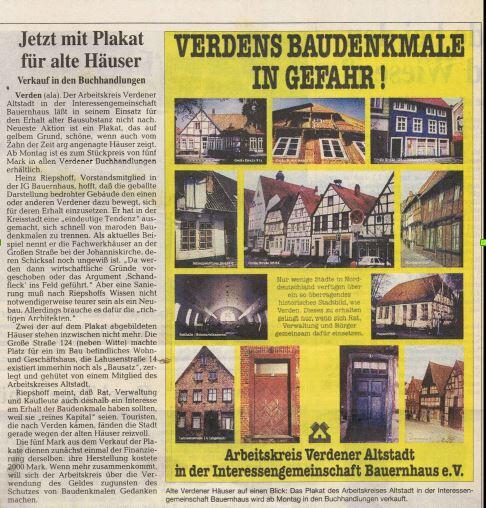Plakat Verdens Altstadthäuser